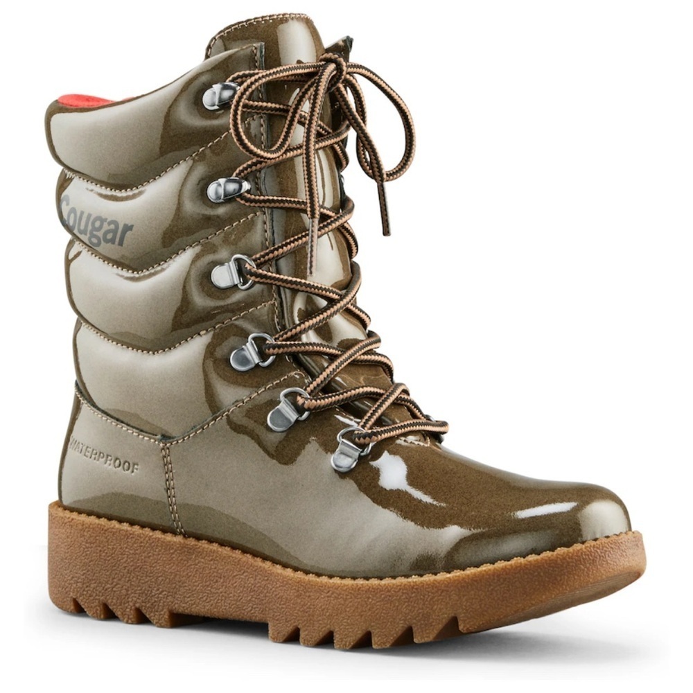 Cougar Wittag Patent Leather Waterproof Winter Boots – Women’s U.S. 9
